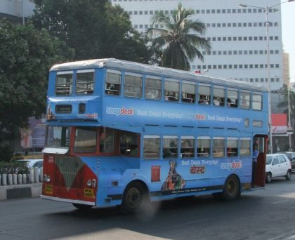 Nejen autobusová pohlednice z Indie