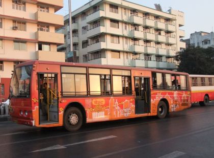 Nejen autobusová pohlednice z Indie