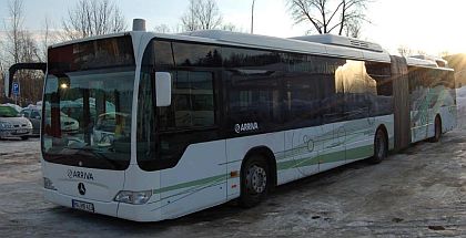 Testování kloubového autobusu Mercedes-Benz Citaro G BlueTec Hybrid