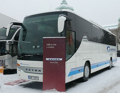 Autobusové fotografie z veletrhu cestovního ruchu Holiday World