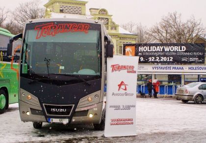 Autobusové fotografie z veletrhu cestovního ruchu Holiday World