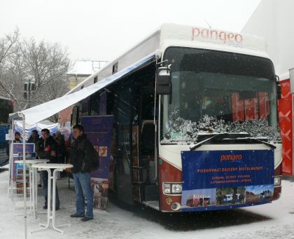 Autobusové fotografie z veletrhu cestovního ruchu Holiday World