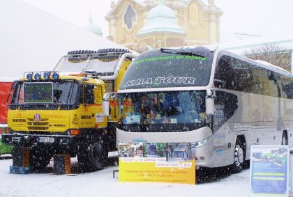 Autobusové fotografie z veletrhu cestovního ruchu Holiday World