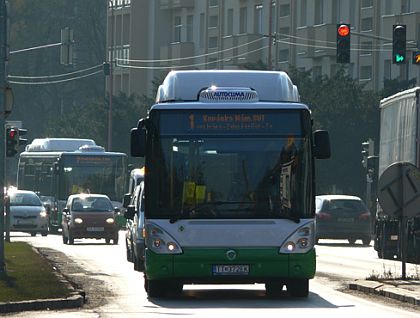 19 nových nízkopodlažních autobusů Irisbus Citelis na CNG v Trnavě 