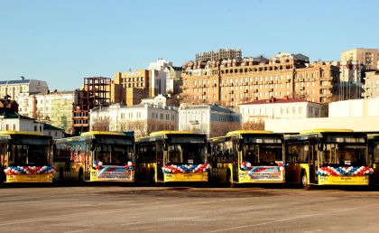 50 autobusů  MAN  Lion´s City LE do ruského přístavního města Vladivostoku