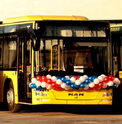 50 autobusů  MAN  Lion´s City LE do ruského přístavního města Vladivostoku