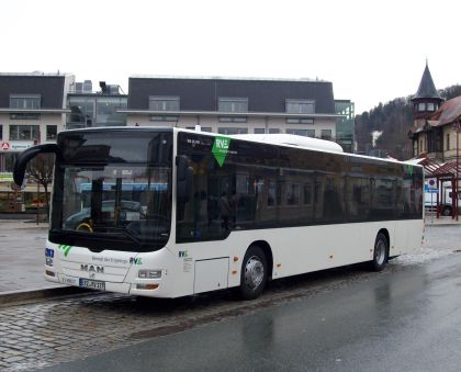 Šestice nových MANů v Krušných horách u RVE Erzgebirge 