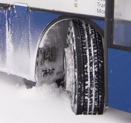 Autobusová zima nejen na trase Přerov - Jeseník