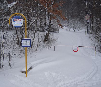 Autobusová zima nejen na trase Přerov - Jeseník