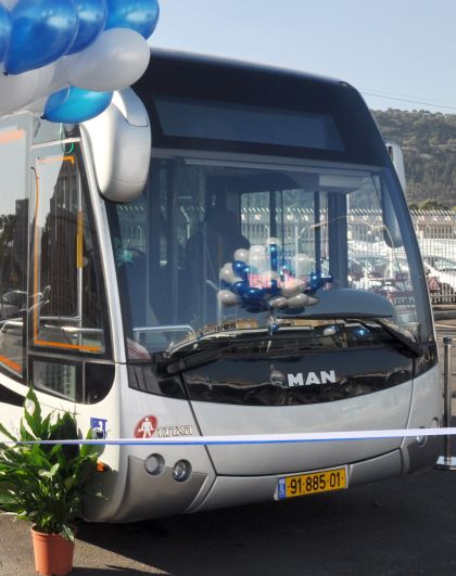 MAN Truck &amp; Bus: BRT vozidla pro nové systémy v Izraeli na  podvozcích MAN 