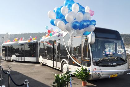 MAN Truck &amp; Bus: BRT vozidla pro nové systémy v Izraeli na  podvozcích MAN 