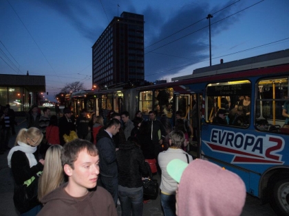 Z třetího  ročníku  BusFestu. Velká trolejbusově hudební  fotoreportáž.