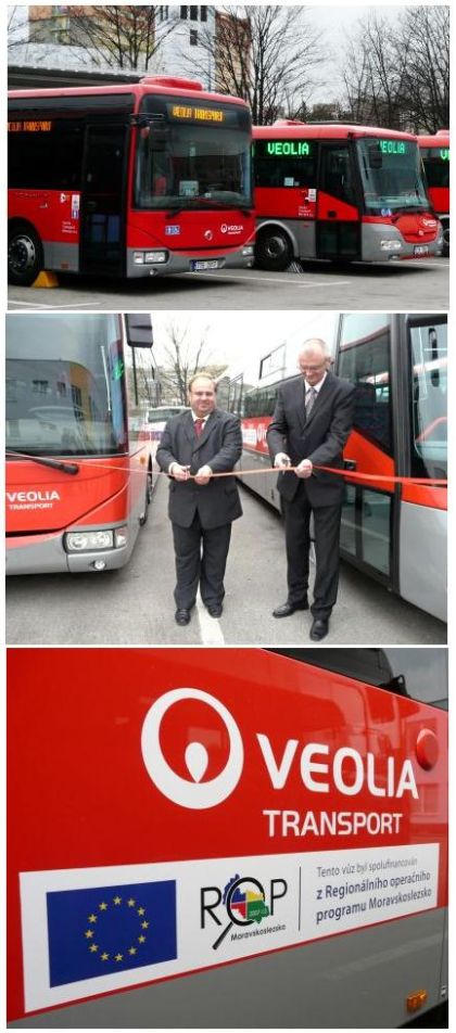 Dalších 15 nových nízkopodlažních autobusů u Veolia Transport Morava