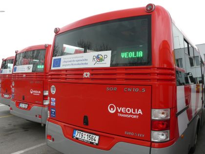 Dalších 15 nových nízkopodlažních autobusů u Veolia Transport Morava