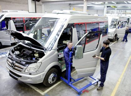 Představujeme minibusy Mercedes-Benz - na návštěvě ve výrobním závodě