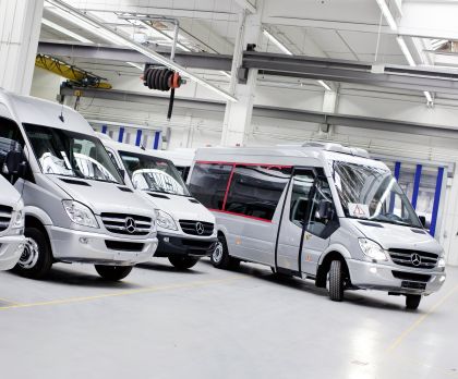 Představujeme minibusy Mercedes-Benz - na návštěvě ve výrobním závodě