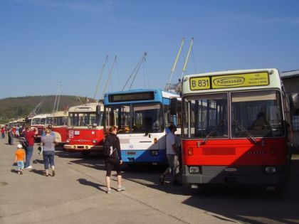 Ze Dne otevřených dveří TMB v depozitáři v Řečkovicích