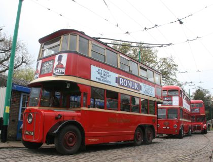 The East Anglia Transport Museum v Carlton Colville připomnělo 5. - 8.5.2012