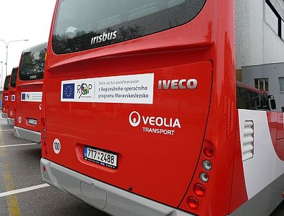 Veolia Transport Morava nabízí  zjištění aktuální informace o poloze spoje