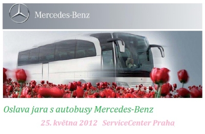 Tradiční oslava jara s autobusy Mercedes-Benz proběhne 25.5.2012