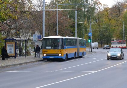 Doprava ve Vilniusu II. Autobusy MHD, maršrutky, zájezdové autokary, letištní  