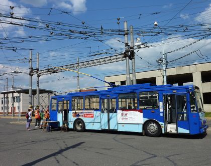 Ze Dne otevřených dveří v Městském dopravním podniku Opava, 