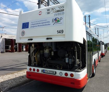 Ze Dne otevřených dveří v Městském dopravním podniku Opava, 