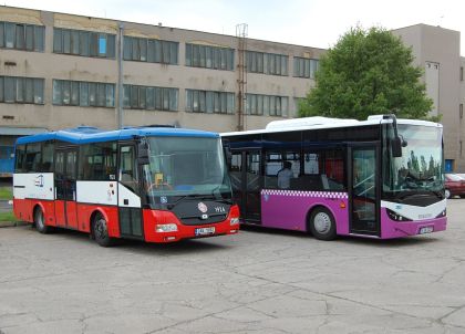 Záběry malokapacitního autobusu  ISUZU CITIBUS z testovacího turné