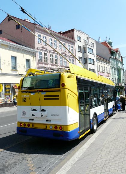 Dopravní pohlednice z Teplic. Autobusy a trolejbusy Veolie Transport Teplice 