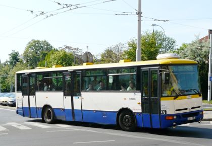 Dopravní pohlednice z Teplic. Autobusy a trolejbusy Veolie Transport Teplice 