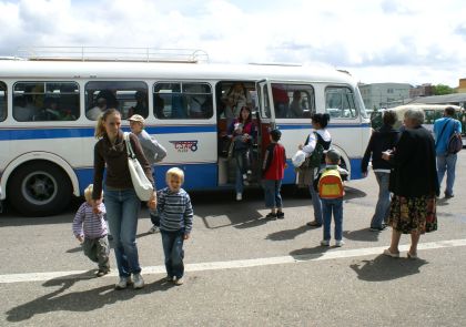 Ze Dne otevřených dveří ČSAD autobusy Plzeň 9. června 2012 