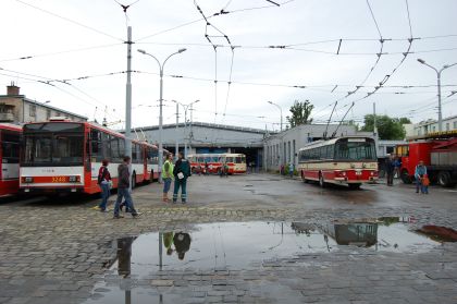 Fotoreportáž ze dne otevřených dveří  v trolejbusové vozovně v Husovicích v Brně