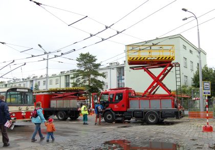 Fotoreportáž ze dne otevřených dveří  v trolejbusové vozovně v Husovicích v Brně