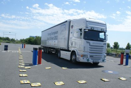 Finále soutěže Young European Truck Driver 2012 v České republice 