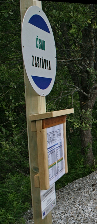 První autobus na novou zastávku Bučina přijede z Kvildy v sobotu 30.6.2012