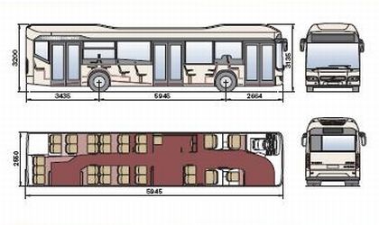 Dopravní podnik měst Chomutova a Jirkova  testoval hybridní autobus VOLVO 7700