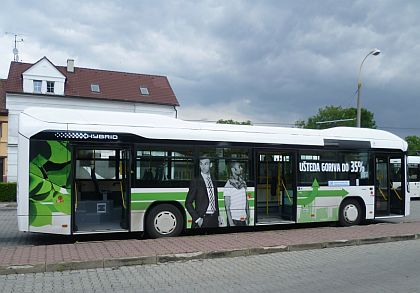 Dopravní podnik měst Chomutova a Jirkova  testoval hybridní autobus VOLVO 7700