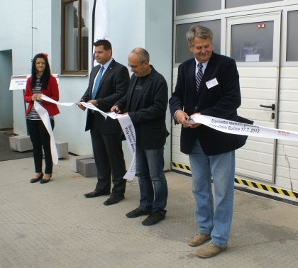 Areál  společnosti  SKD pro výrobu malokapacitních autobusů Stratos 