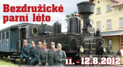  Bezdružické parní léto letos  podruhé: 11.-12. srpna 2012 