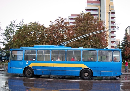 Autobusové a trolejbusové putování po Ukrajině IV. Rivne a Škoda 14 Tr