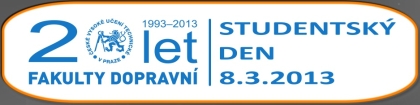 Úvodní akce 8. 3.  u příležitosti letošních oslav 20 let Fakulty dopravní ČVUT: 