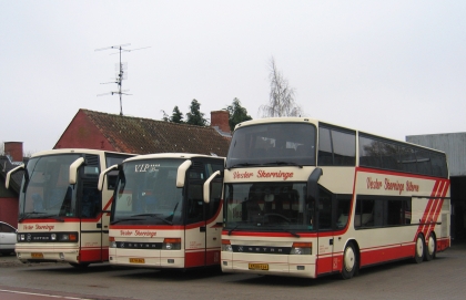 4x  Setra dánského dopravce Vester Skerninge Bilerne na ostrově Fyn