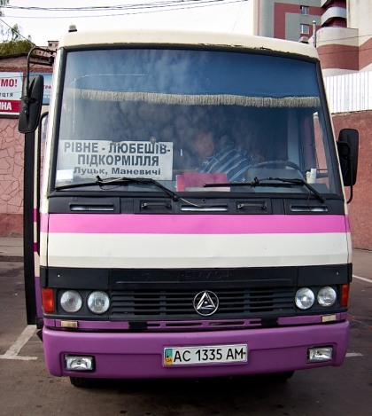 Autobusové a trolejbusové putování po Ukrajině VI.  Rivne - autobusy  