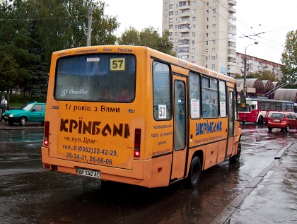 Autobusové a trolejbusové putování po Ukrajině VI.  Rivne - autobusy  