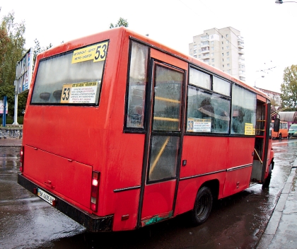 Autobusové a trolejbusové putování po Ukrajině VI.  Rivne - autobusy  