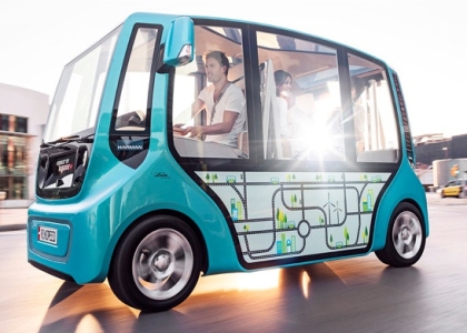 Rinspeed microMAX  - the networked swarm car: vize budoucnosti v městské dopravě