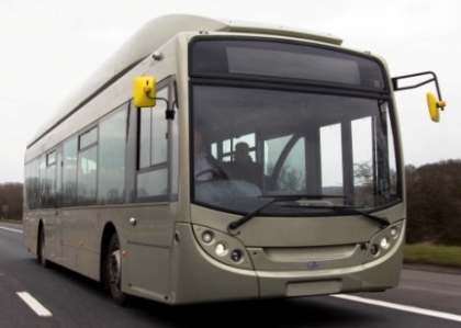 Demonstrace prototypu CNG autobusu Scania s karosérií Alexander Dennis 