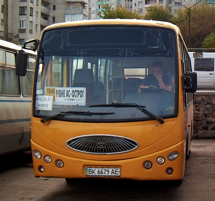 Autobusové a trolejbusové putování po Ukrajině VII.  Rivne - autobusy  