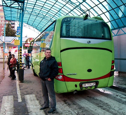 Autobusové a trolejbusové putování po Ukrajině VII.  Rivne - autobusy  