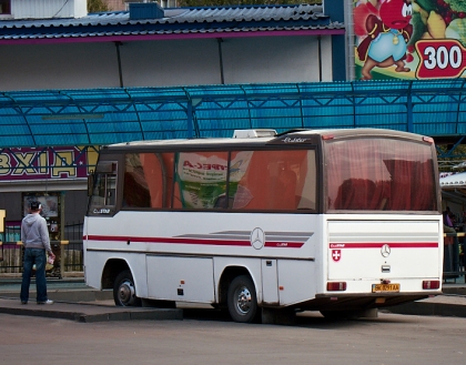 Autobusové a trolejbusové putování po Ukrajině VII.  Rivne - autobusy  